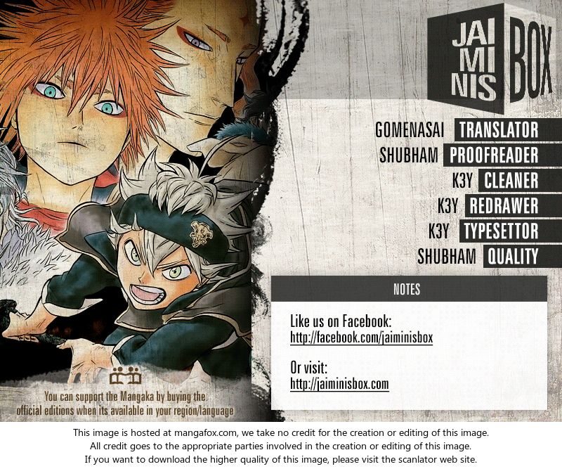 Read Black Clover en Manga Online
