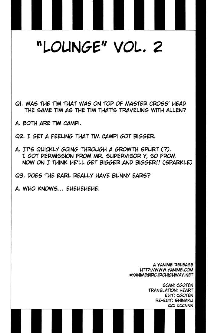 Read D.Gray-man en Manga Online