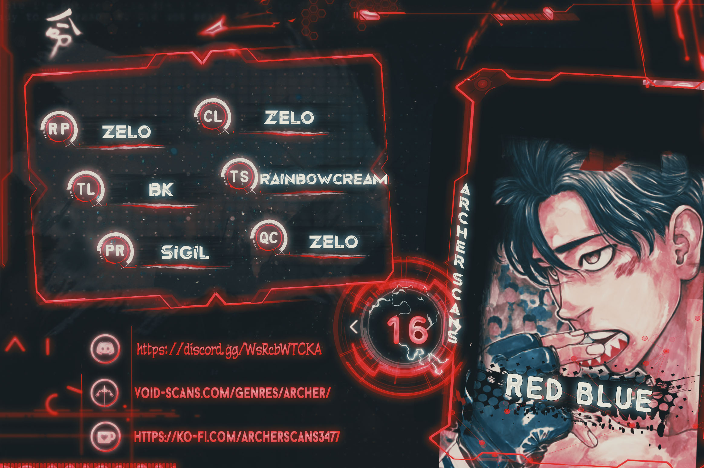 Read Red Blue en Manga Online