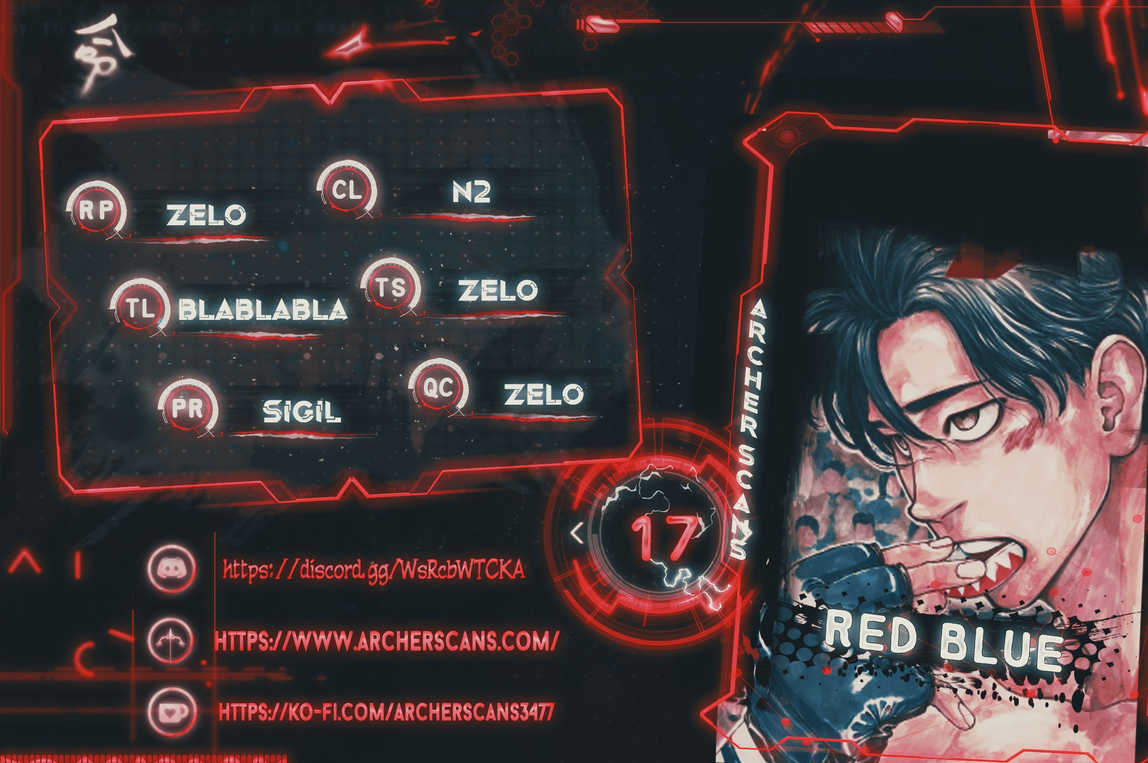 Read Red Blue en Manga Online